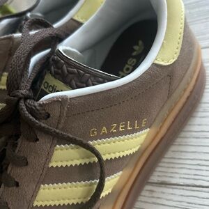 Adidas Gazelle Brown and Cream Sneakers